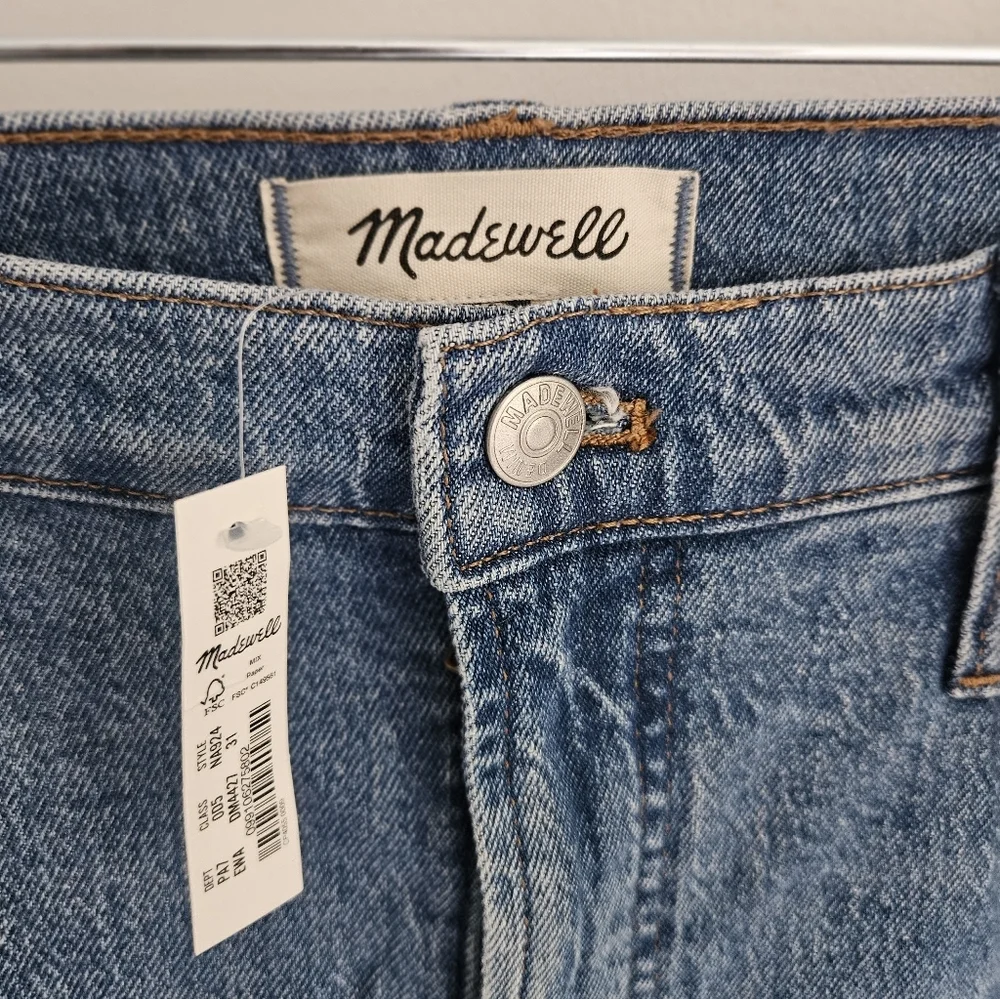 Madewell NWT Mid-rise Perfect Vintage Jeans New Rough Hem